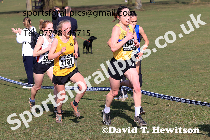 Senior womens 2025 UK CAU Inter Counties Cross Country Champs., Wollaton Park, Nottingham. Photo: David T. Hewitson/Sports for All Pics